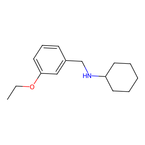 N-(3-ethoxybenzyl)cyclohexanamine structure