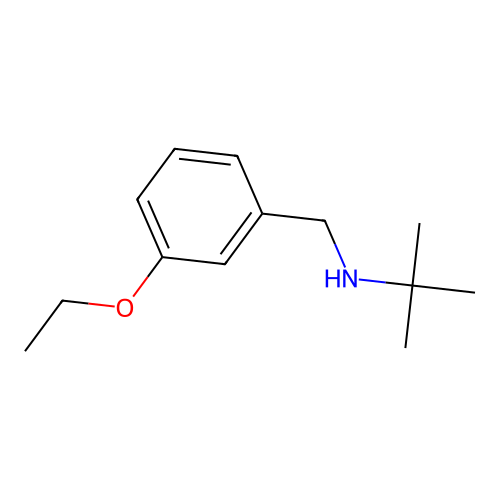 N-(tert-butyl)-N-(3-ethoxybenzyl)amine structure