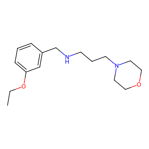 (3-Ethoxy-benzyl)-(3-morpholin-4-yl-propyl)-amine structure