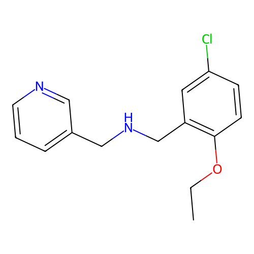 (5-Chloro-2-ethoxy-benzyl)-pyridin-3-ylmethyl-amine structure