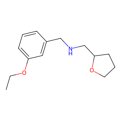 (3-Ethoxyphenyl)-N-(tetrahydro-2-furanylmethyl)methanamine structure