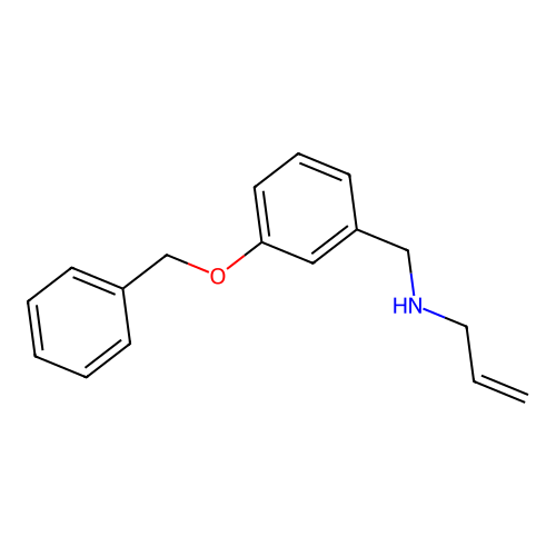 {[3-(Benzyloxy)phenyl]methyl}(prop-2-en-1-yl)amine structure