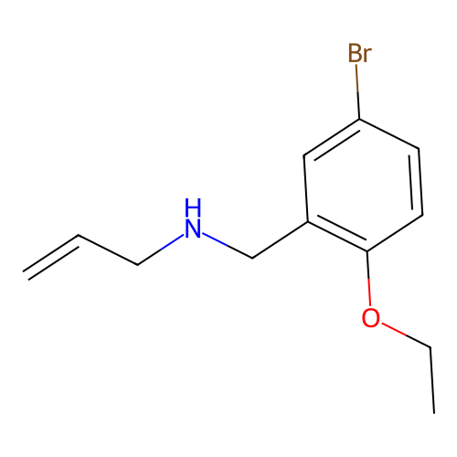N-(5-bromo-2-ethoxybenzyl)prop-2-en-1-amine structure