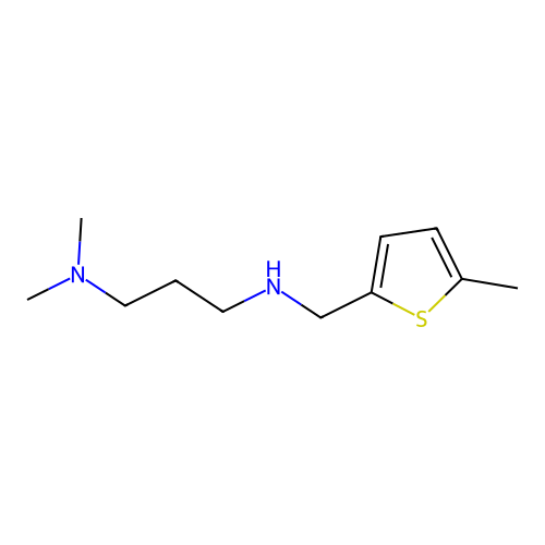 [3-(Dimethylamino)propyl][(5-methylthiophen-2-YL)methyl]amine structure