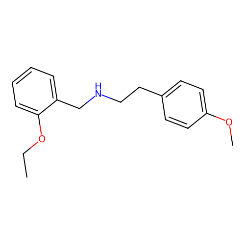 N-(2-ethoxybenzyl)-2-(4-methoxyphenyl)ethanamine structure