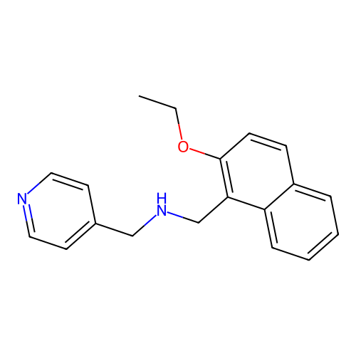 [(2-Ethoxynaphthyl)methyl](4-pyridylmethyl)amine structure