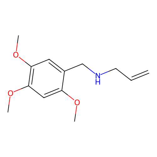 (Prop-2-en-1-yl)[(2,4,5-trimethoxyphenyl)methyl]amine structure