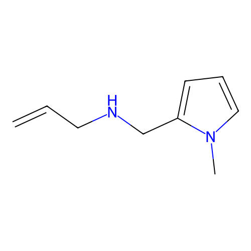 [(1-Methyl-1H-pyrrol-2-yl)methyl](prop-2-en-1-yl)amine structure