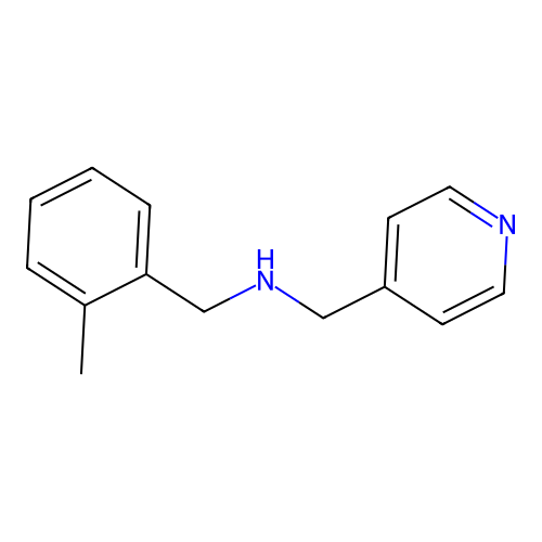(2-Methylbenzyl)(pyridin-4-ylmethyl)amine structure