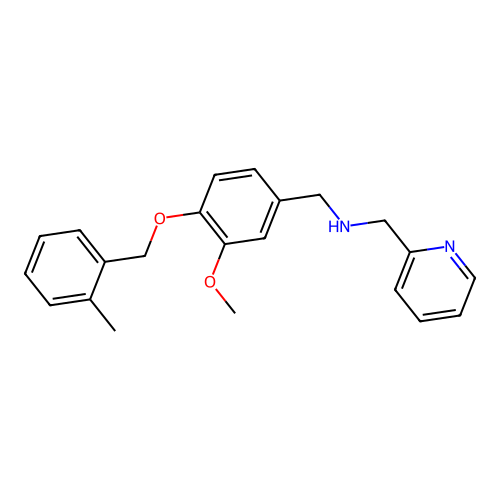 [3-Methoxy-4-(2-methyl-benzyloxy)-benzyl]-pyridin-2-ylmethyl-amine structure