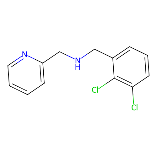 (2,3-Dichloro-benzyl)-pyridin-2-ylmethyl-amine structure