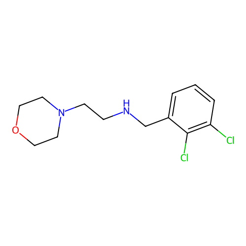 N-(2,3-dichlorobenzyl)-2-(morpholin-4-yl)ethanamine structure