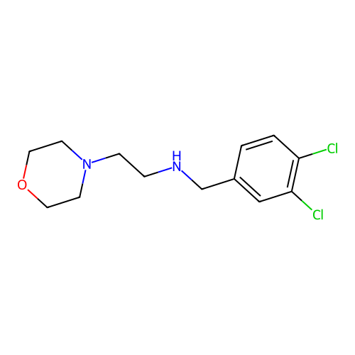 N-[(3,4-dichlorophenyl)methyl]-4-morpholineethanamine structure