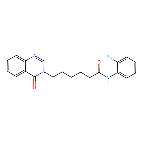 N-(2-fluorophenyl)-6-(4-oxoquinazolin-3(4H)-yl)hexanamide structure