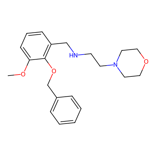 (2-Benzyloxy-3-methoxy-benzyl)-(2-morpholin-4-yl-ethyl)-amine structure