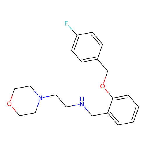 N-{2-[(4-fluorobenzyl)oxy]benzyl}-2-(morpholin-4-yl)ethanamine structure