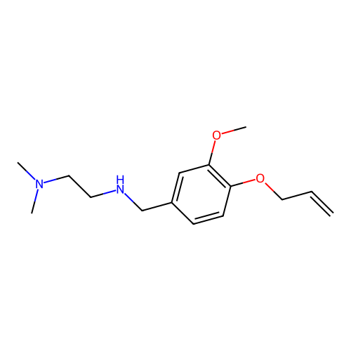 N'-[3-methoxy-4-(prop-2-en-1-yloxy)benzyl]-N,N-dimethylethane-1,2-diamine structure