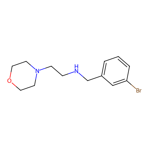 N-(3-bromobenzyl)-2-(morpholin-4-yl)ethanamine structure