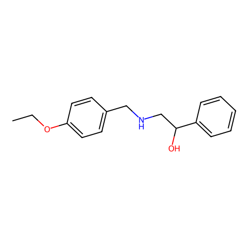 2-[(4-Ethoxybenzyl)amino]-1-phenylethanol structure