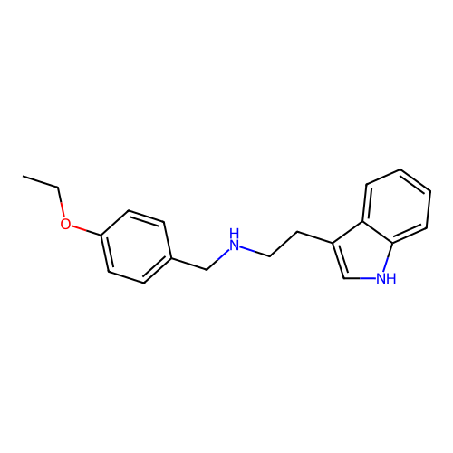 N-(4-ethoxybenzyl)-2-(1H-indol-3-yl)ethanamine structure