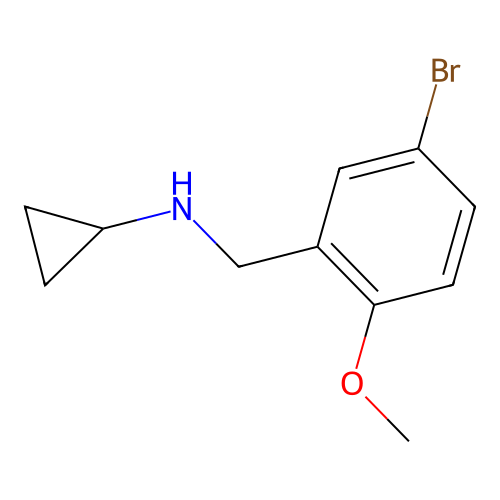 N-(5-bromo-2-methoxybenzyl)cyclopropanamine structure