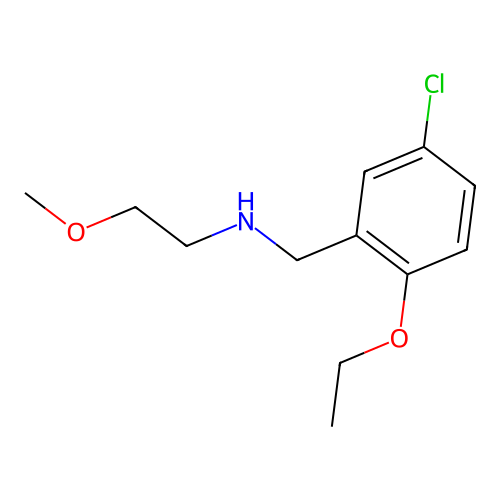 N-(5-chloro-2-ethoxybenzyl)-2-methoxyethanamine structure