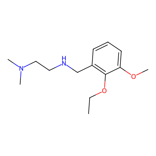 N'-(2-ethoxy-3-methoxybenzyl)-N,N-dimethylethane-1,2-diamine structure