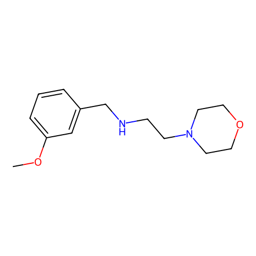 N-(3-methoxybenzyl)-2-(morpholin-4-yl)ethanamine structure