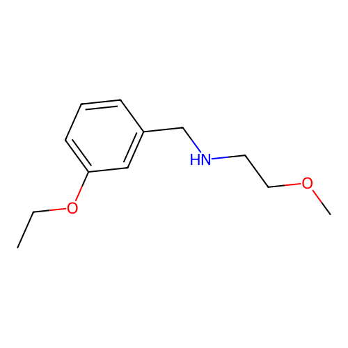 N-(3-ethoxybenzyl)-2-methoxyethanamine structure