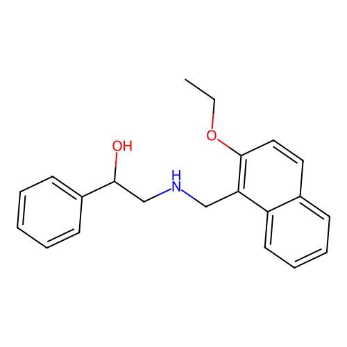 2-{[(2-Ethoxynaphthalen-1-yl)methyl]amino}-1-phenylethanol structure