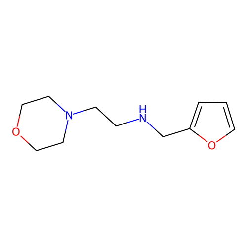 (Furan-2-ylmethyl)(2-(morpholin-4-yl)ethyl)amine structure