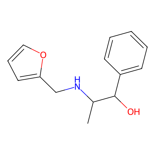 2-[(2-Furylmethyl)amino]-1-phenyl-1-propanol structure