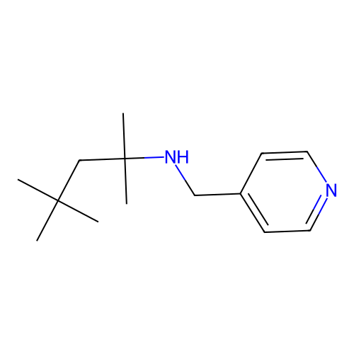 2,4,4-trimethyl-N-(pyridin-4-ylmethyl)pentan-2-amine structure