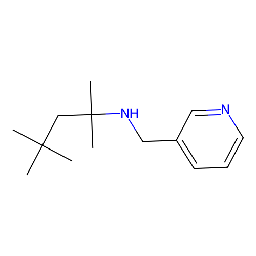 2,4,4-trimethyl-N-(pyridin-3-ylmethyl)pentan-2-amine structure