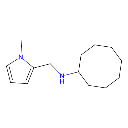 N-[(1-methylpyrrol-2-yl)methyl]cyclooctanamine structure
