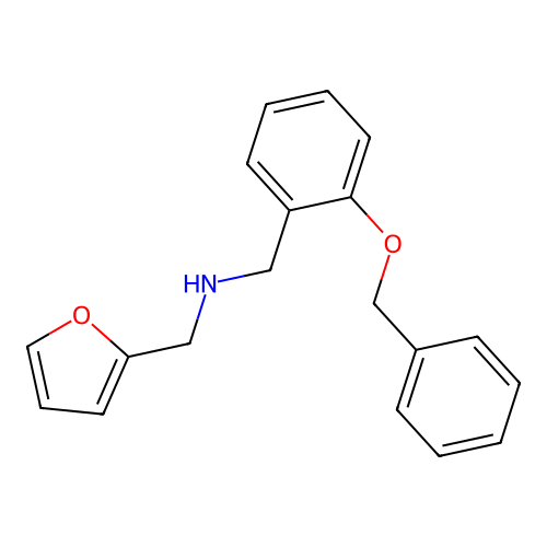 N-[2-(benzyloxy)benzyl]-N-(2-furylmethyl)amine structure