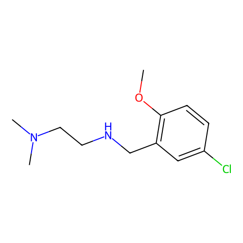 N-(5-chloro-2-methoxybenzyl)-N-[2-(dimethylamino)ethyl]amine structure