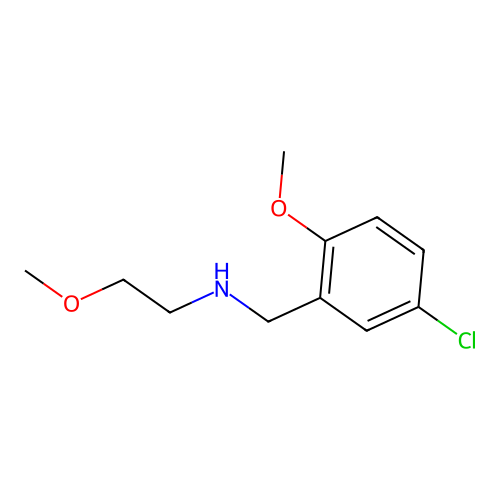 N-(5-chloro-2-methoxybenzyl)-2-methoxyethanamine structure
