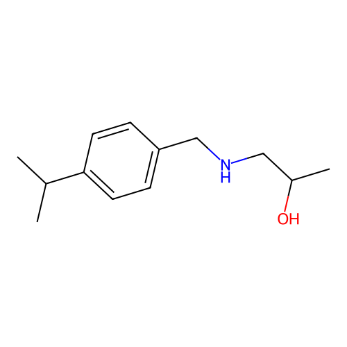 1-{[4-(Propan-2-yl)benzyl]amino}propan-2-ol structure