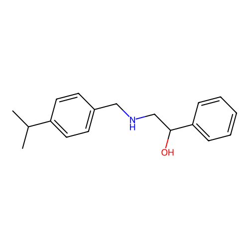 2-[(4-Isopropylbenzyl)amino]-1-phenylethanol structure