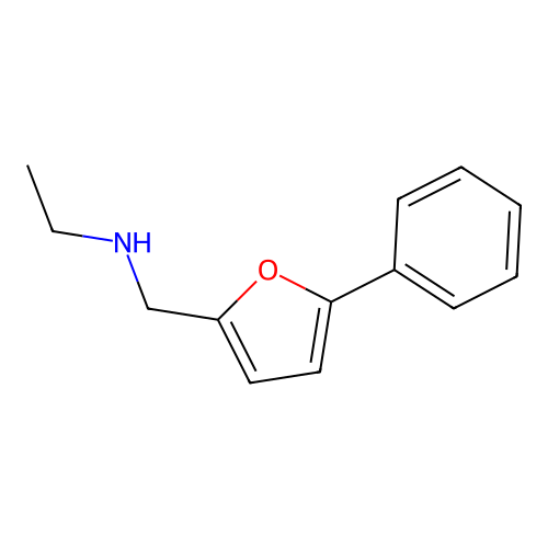 N-[(5-phenylfuran-2-yl)methyl]ethanamine structure