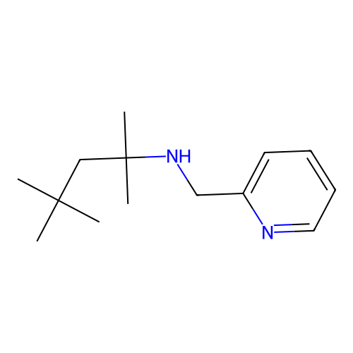 2,4,4-trimethyl-N-(pyridin-2-ylmethyl)pentan-2-amine structure