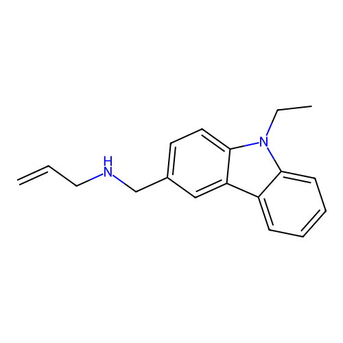 N-allyl-N-[(9-ethyl-9H-carbazol-3-yl)methyl]amine structure