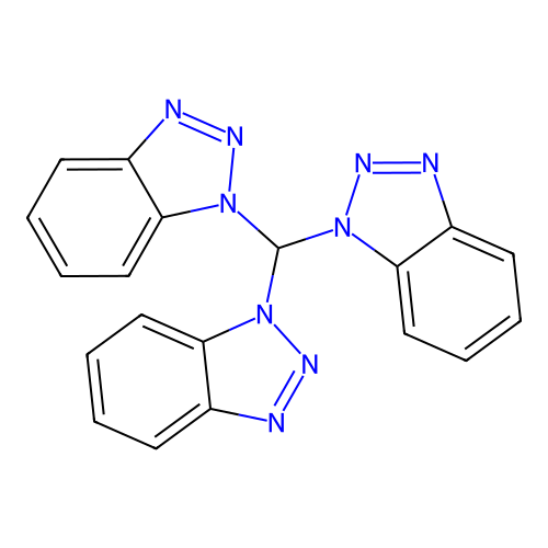 Tris(1H-benzotriazol-1-yl)methane structure