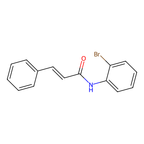 N-(2-Bromophenyl)cinnamamide structure