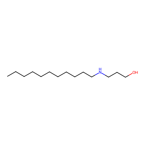 3-(Undecylamino)propan-1-ol structure