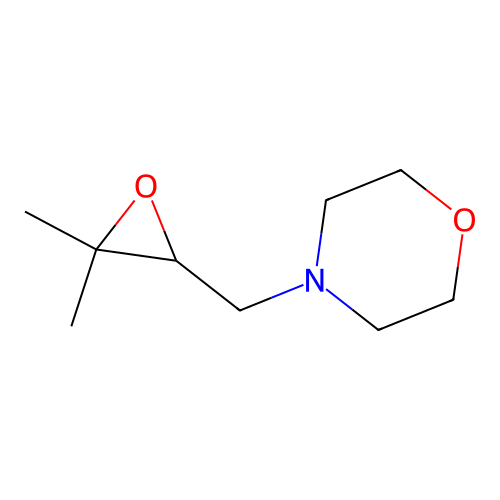 4-[(3,3-Dimethyloxiran-2-yl)methyl]morpholine structure