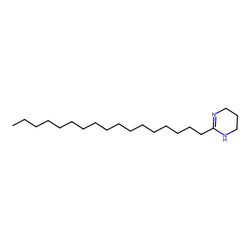 2-Heptadecyl-1,4,5,6-tetrahydropyrimidine structure