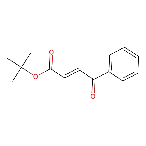 Tert-butyl 4-oxo-4-phenylbut-2-enoate structure