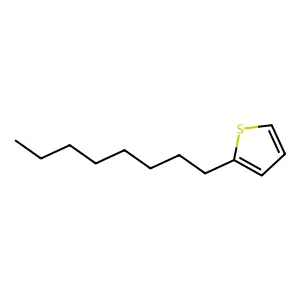 2-Octylthiophene structure